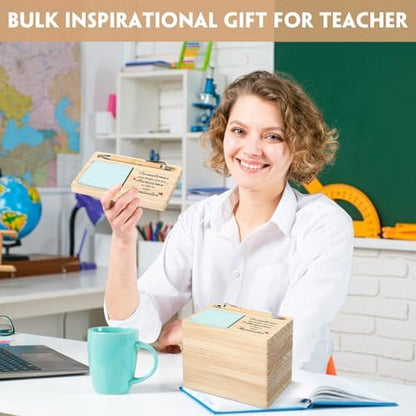 12 Pcs Thank You Sticky Note Holders for Desk You Are Awesome Gifts