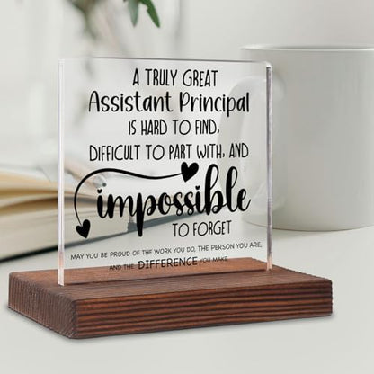 Assistant Principal Office Decor, Assistant Principal Gifts for Women