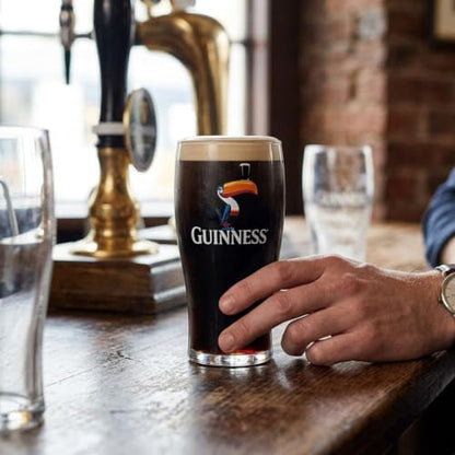 Guinness 20oz Toucan Pint Glass – Twin Pack | Official Merchandise