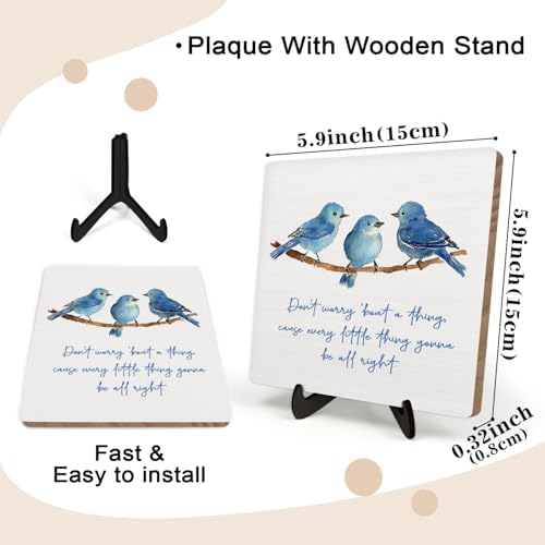 Inspirational Wooden Sign,Every Little Thing Is Gonna Be All