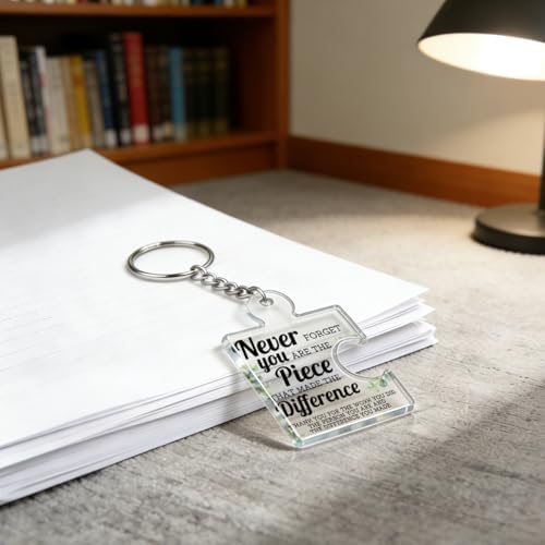Team Appreciation Gifts Bulk Thank You Keychains for Coworkers