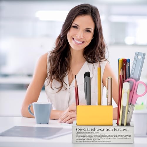 Special Education Teacher Pen Holder, Desk Organizer for Special