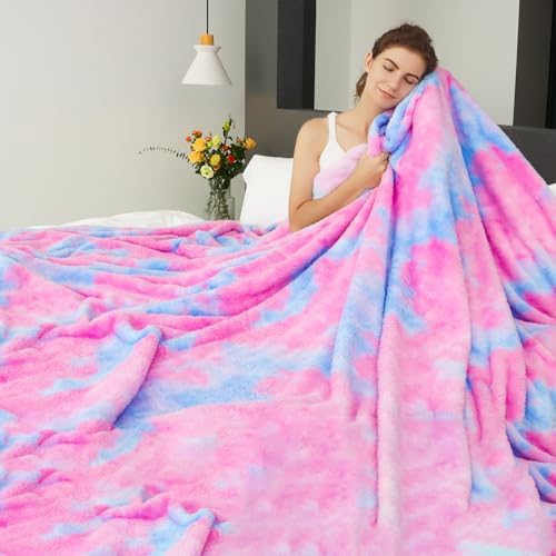 MUGD Blankets Fuzzy Soft Fleece Throw Blanket Cozy Soft Warm Throw