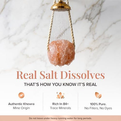 UMAID Himalayan Pink Salt Rock for Shower & Bath – Salt Buddy® 2 lb