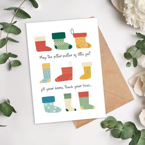 Baby Shower Card for Expecting Couples, New Baby Greeting Card Gift