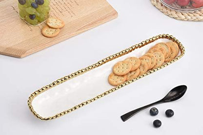Pampa Bay Porcelain Cracker Cheese and Charcuterie Tray