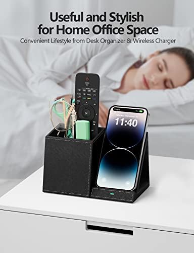 Desk Supplies Organizer, Multi-Functional Pencil Pen Holder with