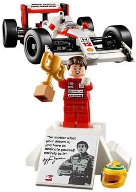 LEGO Icons McLaren MP4/4 & Ayrton Senna Minifigure Model Car Kit