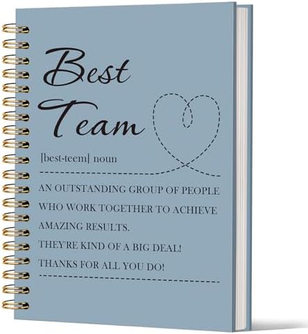 Lacama Thank You Gifts for Team Notebook Gifts for Team Teammate Work