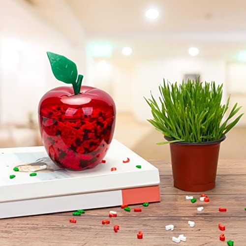 HANZE Large Red Apple Container, Back To School Teacher Gifts