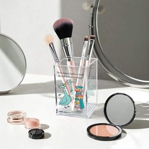 Reading Humor Acrylic Pen Holder for Desk, Teacher Appreciation & End