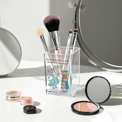 Reading Humor Acrylic Pen Holder for Desk, Teacher Appreciation & End
