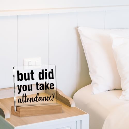 Funny Teacher Gift School Secretary Gifts for Women Men, But Did You