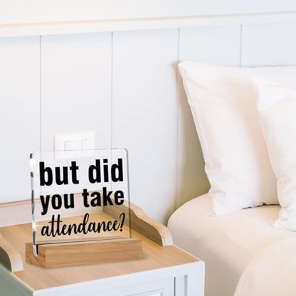 Funny Teacher Gift School Secretary Gifts for Women Men, But Did You