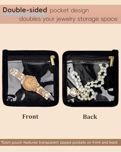 Travel Jewelry Organizer, PU Leather Small Hard-shell Jewelry Box with