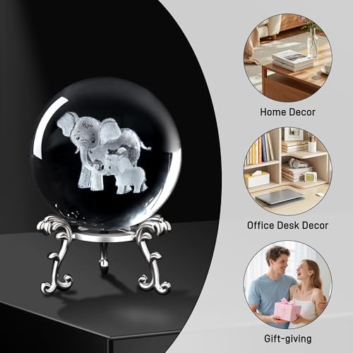 MAIBAOTA Elephant Gifts for Women Mother & Baby Elephant Decor for