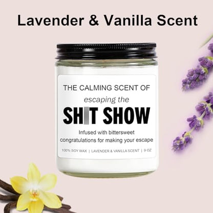 Younift Sarcastic Candles, Going Away, Goodbye, Farewell Gifts for
