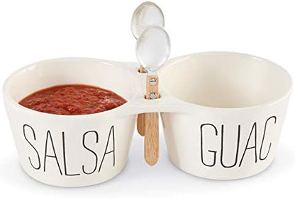 Mud Pie Salsa & Guacamole Double Dip Set
