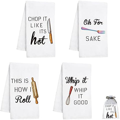 Nialnant Funny Kitchen Towels, Housewarming Gifts New Home