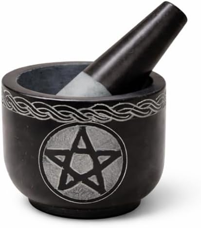 Mortar and Pestle Set, Black