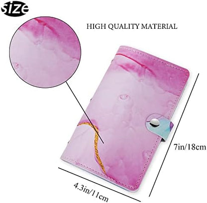 Business Card Organizer,Business Card Holder Book Case PU Leather