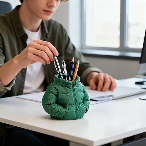 Office Supplies, Cute Office Supplies, Cute Jacket-Shaped Pen Holder