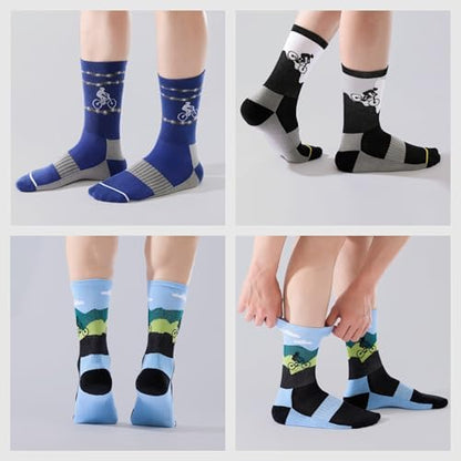 Jeasona Athletic Socks Men Running Cycling Gifts for Runners Riders