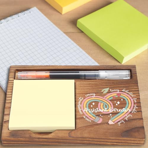 Assistant Director Sticky Note Holder, Inspirational Desk Organizer