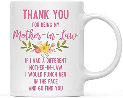 Andaz Press Funny Family 11oz. Coffee Mug Gift, Thank You For Being My