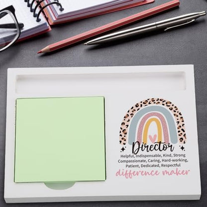 Director Sticky Note Holder for Desk, Appreciation Thank You Gift from