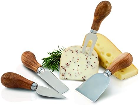 Twine Gourmet Cheese Knives - Stainless Steel Knife Set - Charcuterie