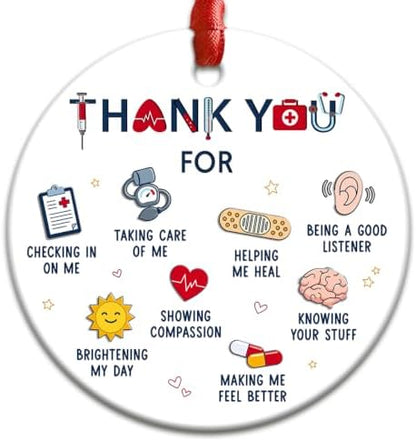 Medical Ornaments for Christmas Tree, Thank You Gifts for Healthcare