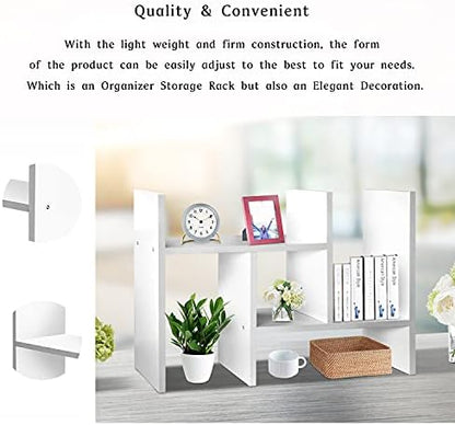 J.M.Deco Desktop Organizers and Storage for Office, Adjustable Desktop