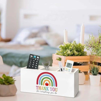 Teacher Thank You Gifts Pen Holder for Desk, Teacher Appreciation