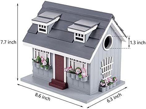 Decorative Wooden Birdhouse for Outdoor Hanging – Handcrafted