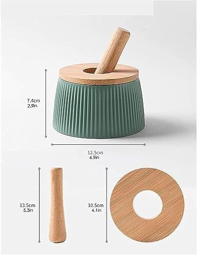 Mortar and Pestle Set Porcelain Set Stoneware Pill Crusher Set