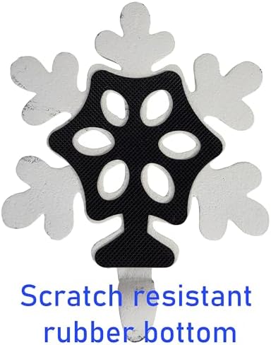 Lulu Decor, Cast Iron Christmas Snowflake Stocking Holder