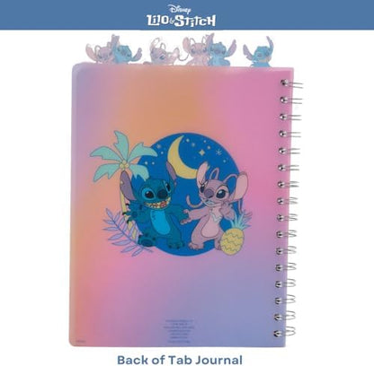 Disney Lilo & Stitch Tab Journal Spiral Bound Notebook with Cute
