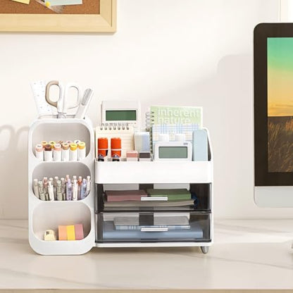 HBlife Desk Organizer with Pen Pencil Holder for Desk, Pen Organizer