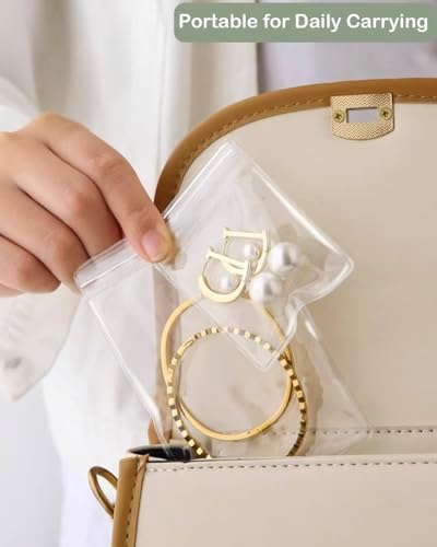 2 Pack 4 In 1 Acrylic Jewelry Organizers and Storage with 120 Portable