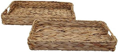 Grass Weaving Tray, Grass Storage Bins for Fruit or Tea,Arts and