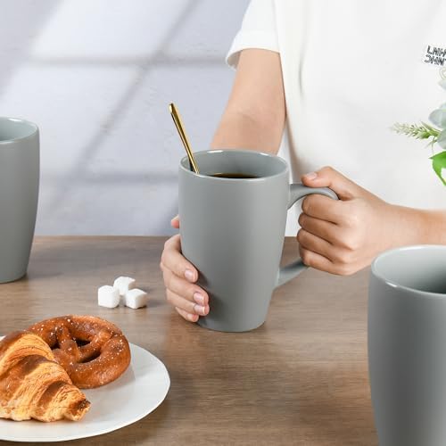 BYCNZB 20oz Extra Large Ceramic Tall Coffee Mugs Set for Coffee Tea