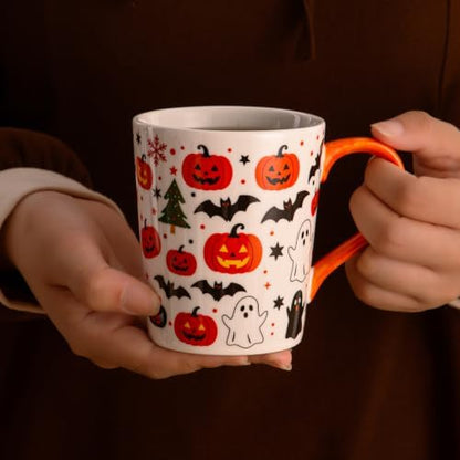 YUN TAO Halloween Mug, 11 Oz Ceramic Nightmare Before Christmas Mug