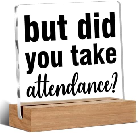Funny Teacher Gift School Secretary Gifts for Women Men, But Did You