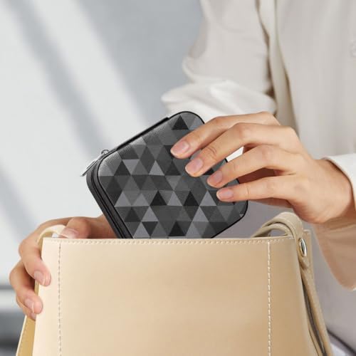 Travel Jewelry Case Box Small Mini Jewelry Organizer Display Storage