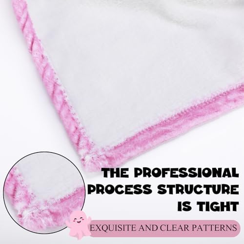 Pink Ghost Reader Blanket Halloween Reading Book Throw Blankets