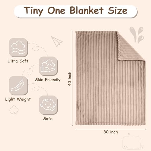 Soft Fleece Baby Blanket Ultra Cozy Baby Blankets for Boys Girls Warm