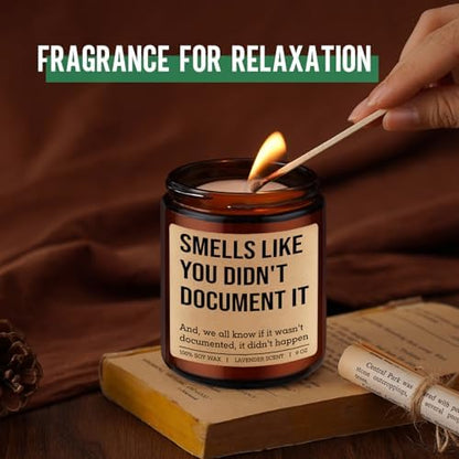 GSPY Candle, HR Gifts, Human Resources, Funny Office Gifts for