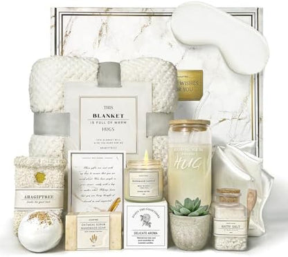 AHAGIFTREE Gift Basket for Women, Care Package, Birthday Gift,12PC Get