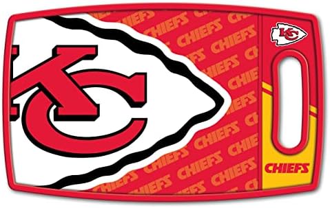 YouTheFan NFL Kansas City Chiefs Logo Series Cutting Board